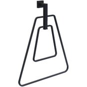 Wholesale - BLACK WRIGHT TRIANGULAR DUAL TOWEL RING C/P 6, UPC: 092903940361